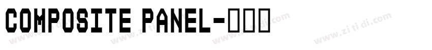 COMPOSITE PANEL字体转换